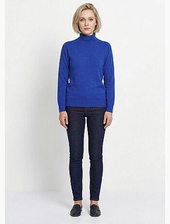 Pull doux col roulé manches longues - Afibel