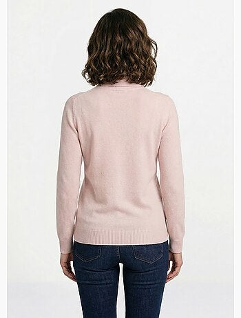 Pull doux col roulé manches longues - Afibel