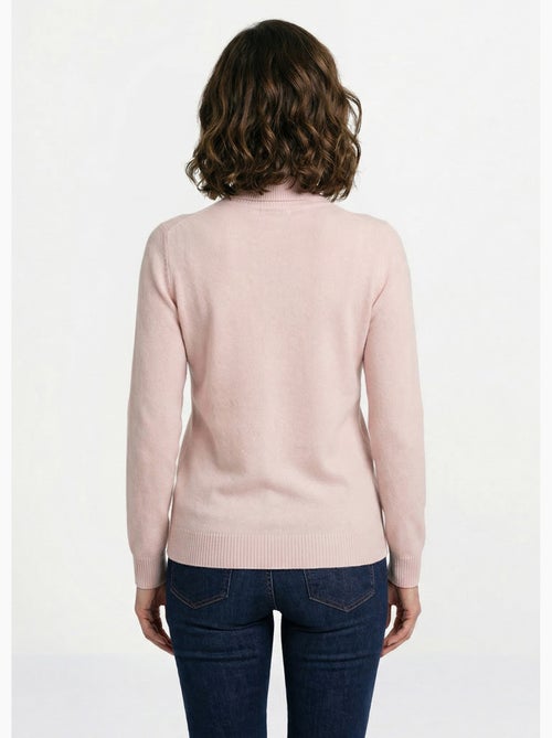 Pull doux col roulé manches longues - Afibel - Kiabi