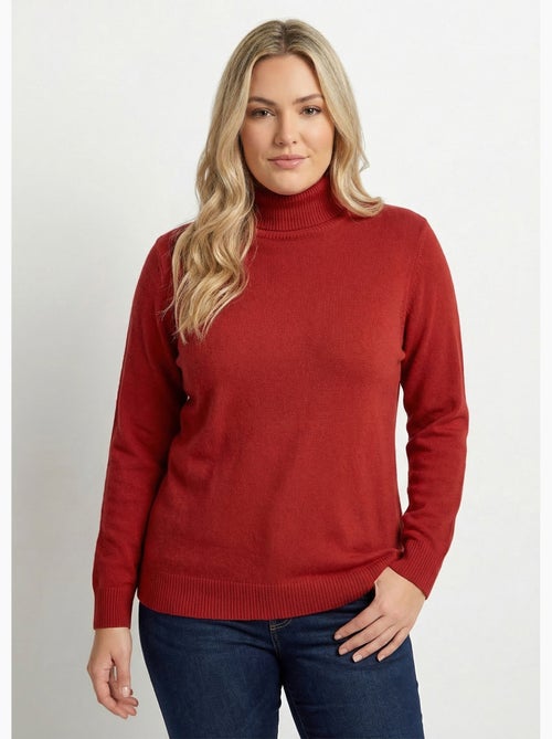 Pull doux col roulé manches longues - Afibel - Kiabi Pull doux col roulé manches longues - Afibel - Kiabi