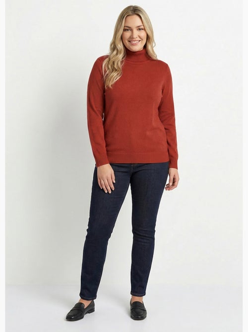 Pull doux col roulé manches longues - Afibel - Kiabi Pull doux col roulé manches longues - Afibel - Kiabi