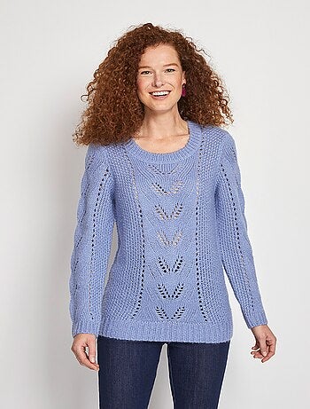 Pull doux en maille fantaisie - Afibel