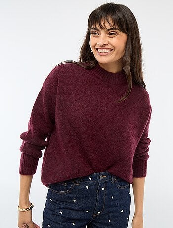 Pull doux en mohair et laine