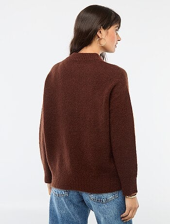 Pull doux en mohair et laine