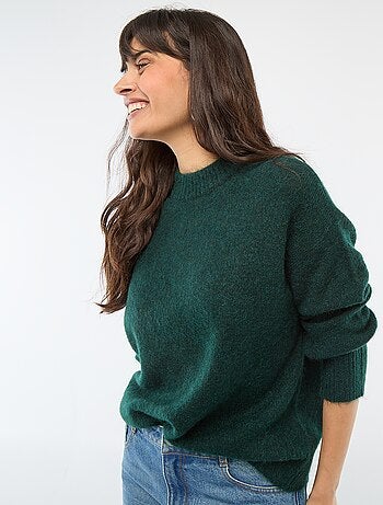 Pull doux en mohair et laine