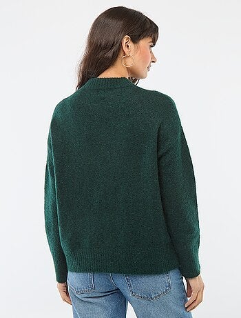 Pull doux en mohair et laine