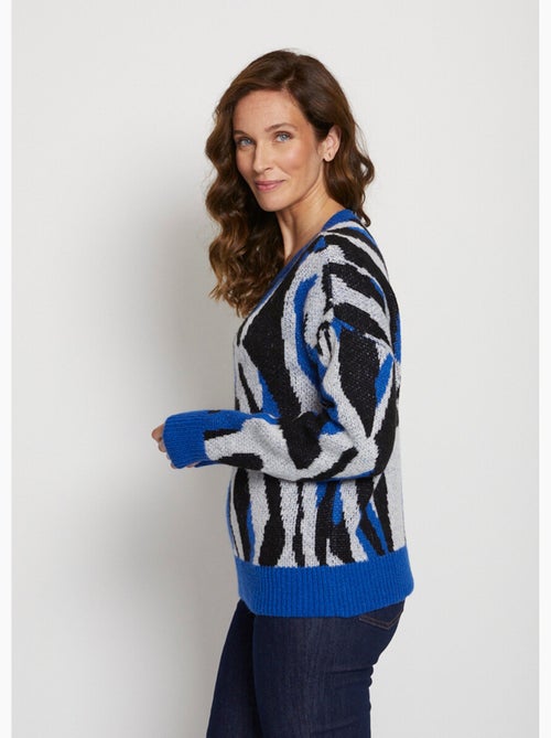 Pull doux jacquard maille poilue - Afibel - Kiabi Pull doux jacquard maille poilue - Afibel - Kiabi