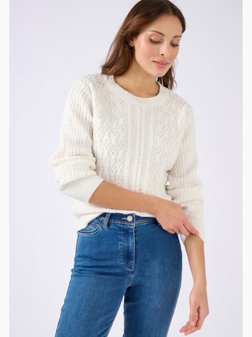 Pull doux jeu de maille Thermolactyl - Damart - Kiabi Pull doux jeu de maille Thermolactyl - Damart - Kiabi