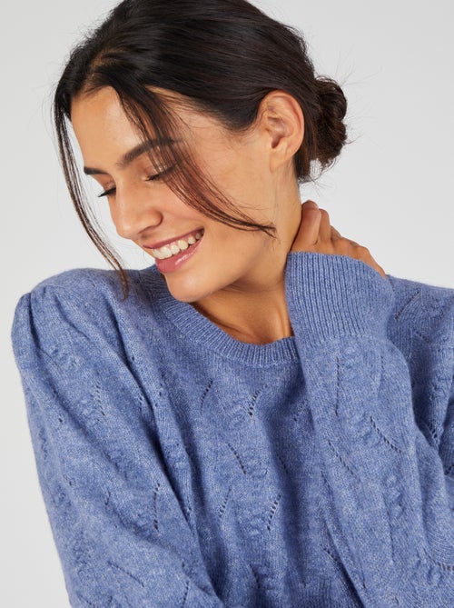 Pull doux jeu de maille Thermolactyl - Damart - Kiabi