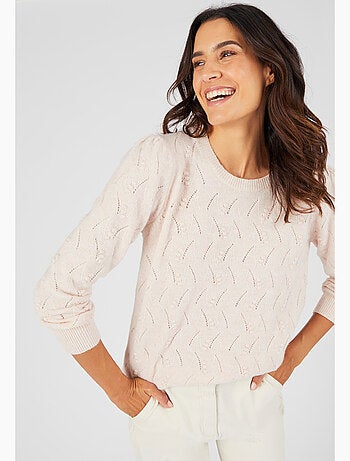 Pull doux jeu de maille Thermolactyl - Damart