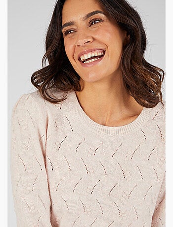 Pull doux jeu de maille Thermolactyl - Damart