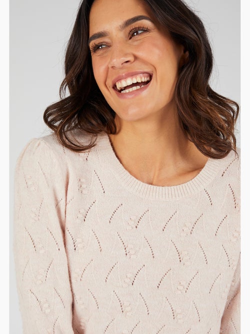 Pull doux jeu de maille Thermolactyl - Damart - Kiabi