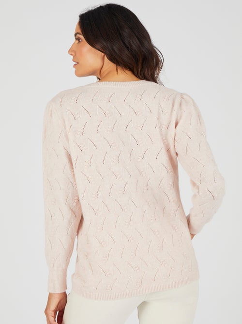 Pull doux jeu de maille Thermolactyl - Damart - Kiabi