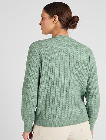 Pull doux jeu de maille Thermolactyl - Damart