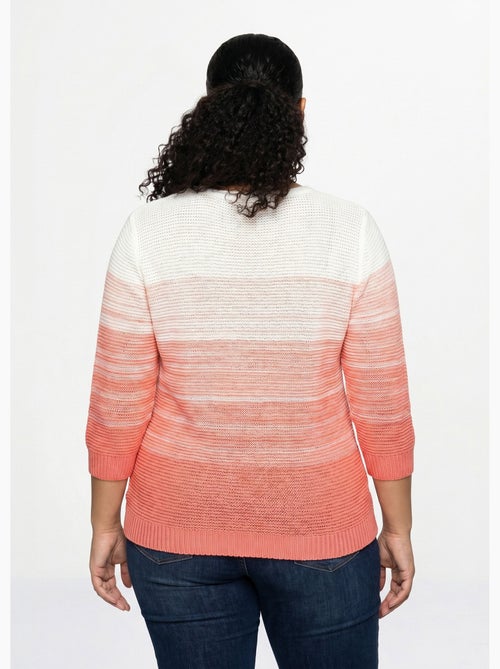 Pull doux manches 3/4 coton - Afibel - Kiabi