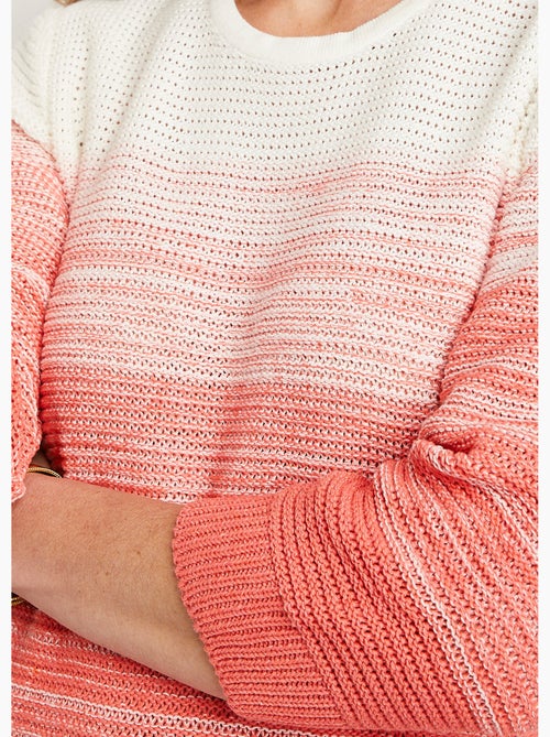 Pull doux manches 3/4 coton - Afibel - Kiabi