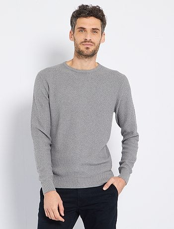 Pull éco-conçu maille texturée