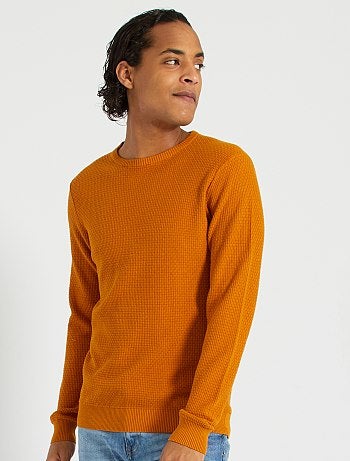 Pull éco-conçu maille texturée
