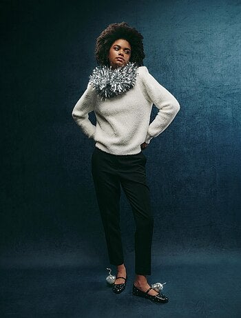 Pull effet fourrure, MO Fashion