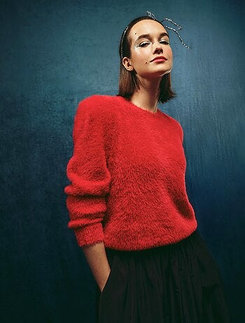 Pull effet fourrure, MO Fashion