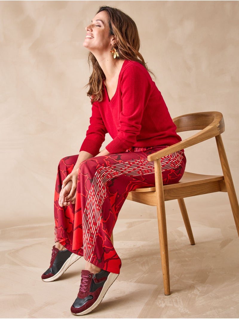 Pull en cachemire - DAXON Rouge - Kiabi