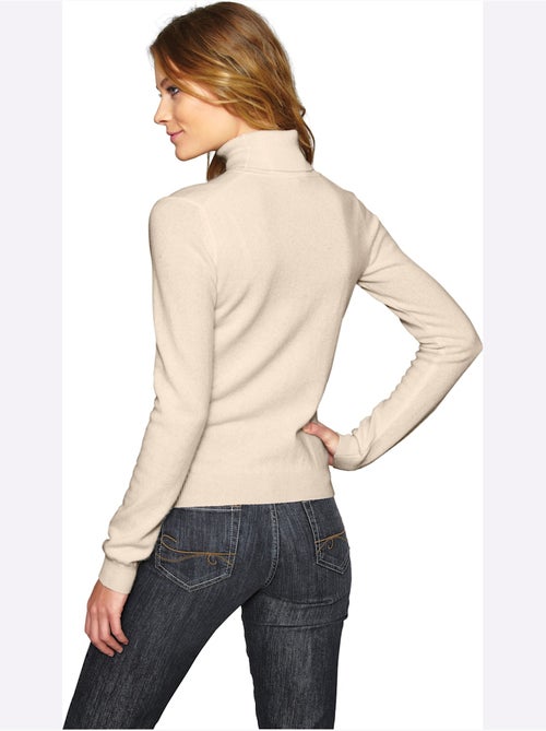 Pull en cachemire - taille standard - helline - Kiabi Pull en cachemire - taille standard - helline - Kiabi