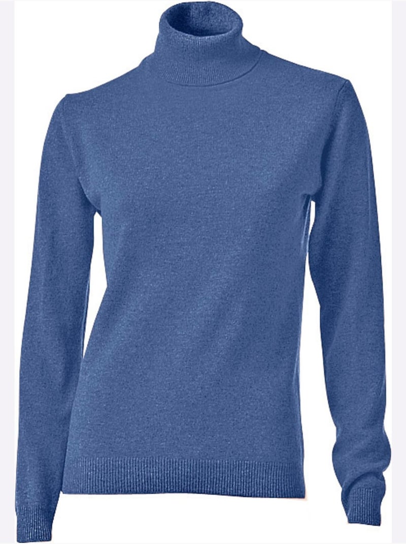 Pull en cachemire - taille standard - helline Bleu - Kiabi