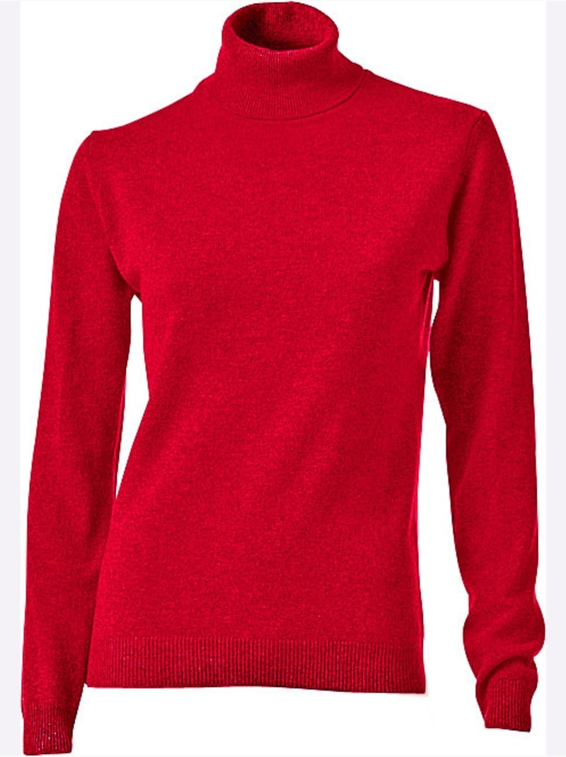 Pull en cachemire - taille standard - helline Rouge - Kiabi
