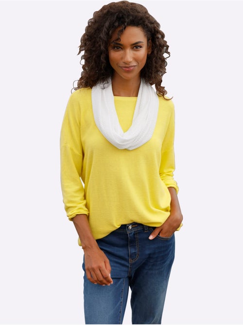 Pull En Coton Coupe Ample - Taille Standard - Helline - Kiabi