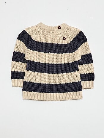 Pull en coton en maille perlée