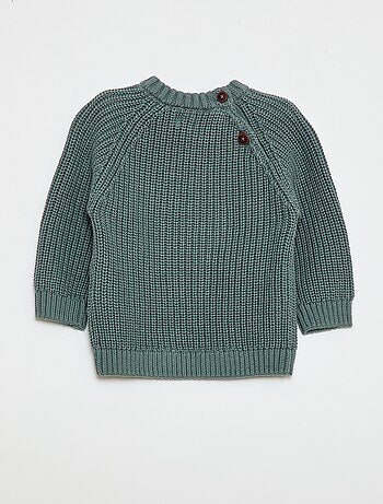 Pull en coton en maille perlée