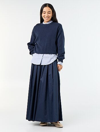 Pull en coton épais