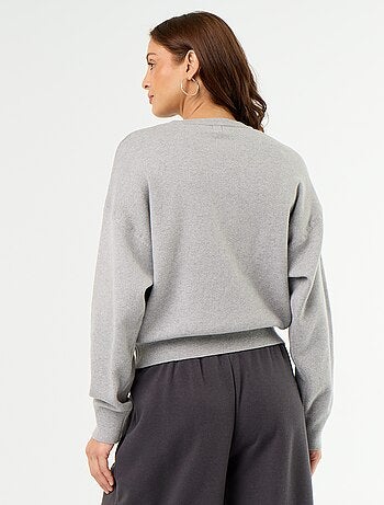Pull en coton épais