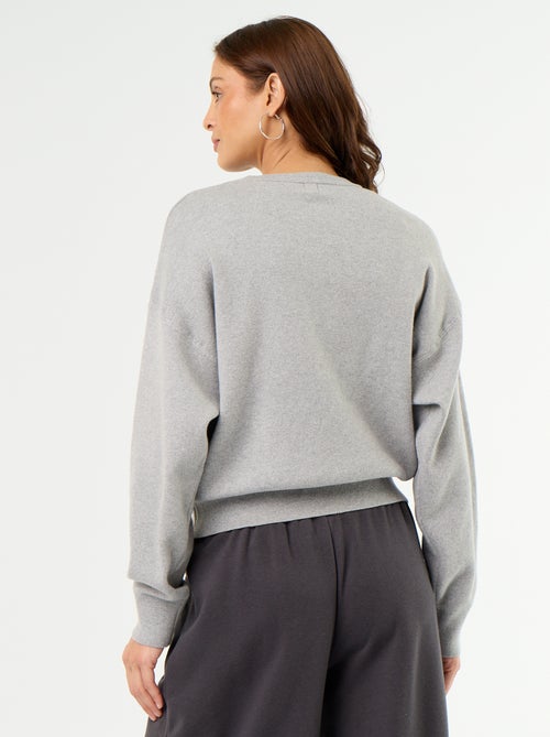 Pull en coton épais - Kiabi