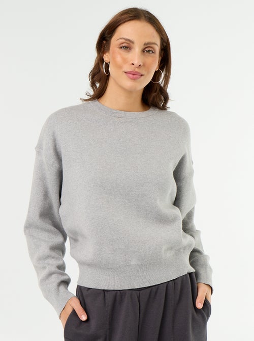 Pull en coton épais - Kiabi