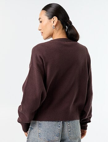 Pull en coton épais