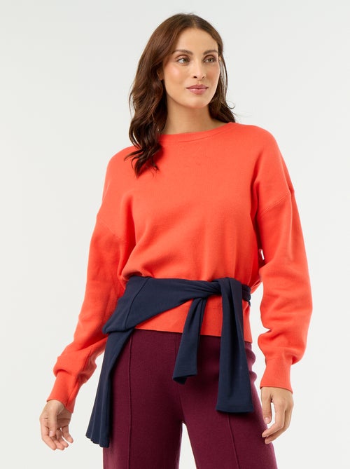 Pull en coton épais - Kiabi Pull en coton épais - Kiabi