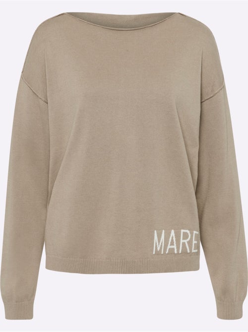 Pull En Coton Inscription Tendance - Taille Standard - helline - Kiabi