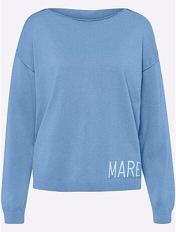Pull En Coton Inscription Tendance - Taille Standard - Helline