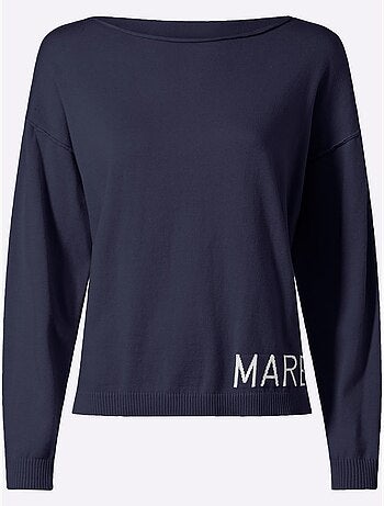Pull En Coton Inscription Tendance - Taille Standard - Helline