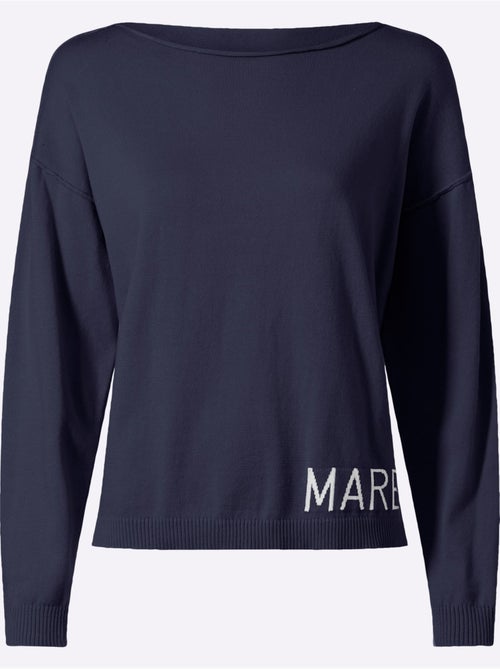 Pull En Coton Inscription Tendance - Taille Standard - helline - Kiabi