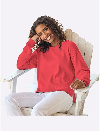 Pull En Coton Inscription Tendance - Taille Standard - Helline