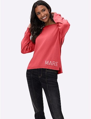 Pull En Coton Inscription Tendance - Taille Standard - Helline