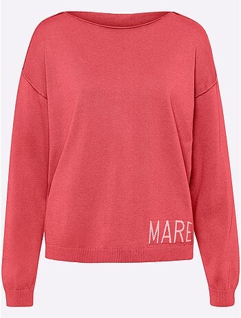 Pull En Coton Inscription Tendance - Taille Standard - Helline