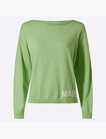 Pull En Coton Inscription Tendance - Taille Standard - helline