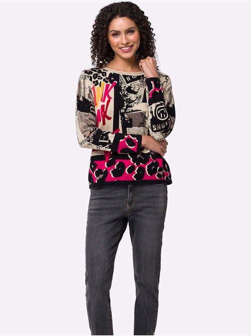 Pull en coton pur coton - taille standard - helline - Kiabi Pull en coton pur coton - taille standard - helline - Kiabi
