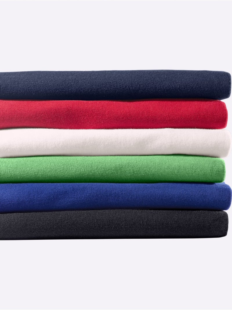 Pull En Coton Pur Coton - Taille Standard - Witt Vert - Kiabi