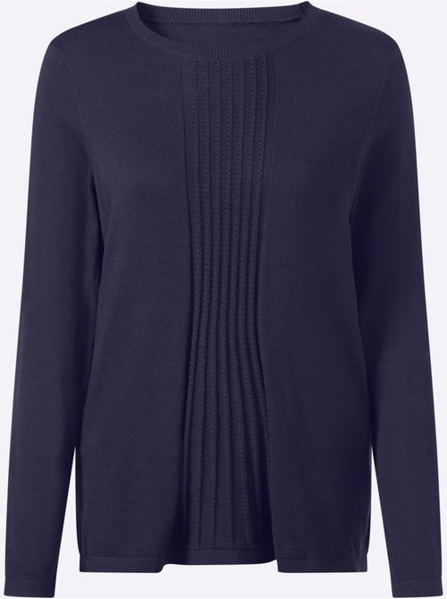 Pull En Coton Qualité Coton Doux Sur La Peau - Taille Standard - Moda Vilona - Kiabi Pull En Coton Qualité Coton Doux Sur La Peau - Taille Standard - Moda Vilona - Kiabi