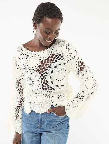 Pull en crochet