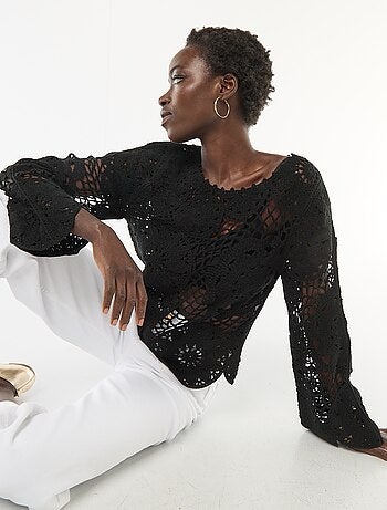 Pull en crochet